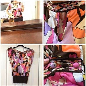 Bebe Top 95% silk